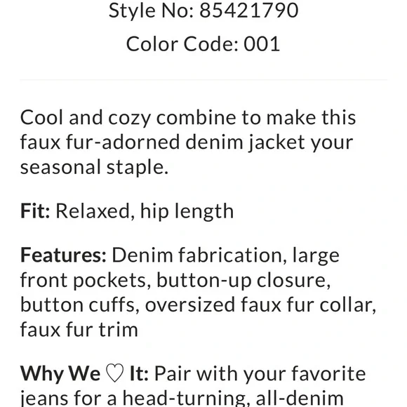 Free People denim jacket NWT - Picture 6 of 10